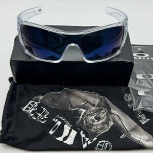 OAKLEY BATWOLF OO9101-07 Polish Clear Frame / Ice Iridium Lens